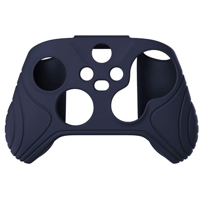 Playvital Samurai Edition Anti-Slip Controller Grip Silicone Skin for Xbox Core Controller, Ergonomic Protective Case Cover for Xbox Series S/X W/Thumb Grips - Midnight Blue