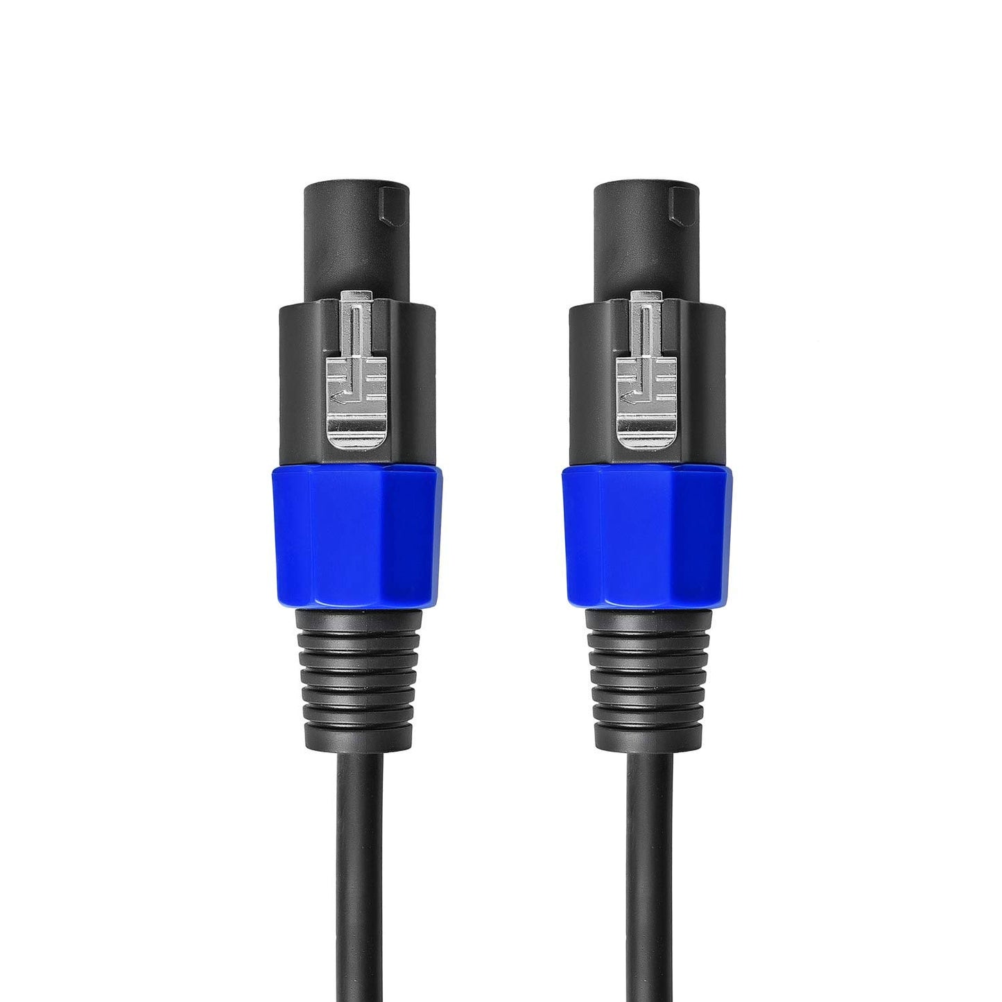 2Pcs 10 Feet Professional Speakon to Speakon Cables Wire Speaker Audio Amplifier Cord 7Mm with Twist Lock